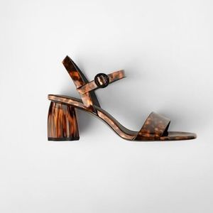 Zara Tortoise Shell Sandals